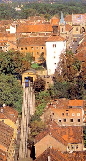 Gorni Grad and funicular in Zagreb